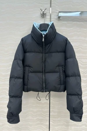 Winter Women Warm Down Jacket Stand Collar Windproof Short Jacket Thicken Fashion 90 White Duck Down Loose Parkas Coat Outwear